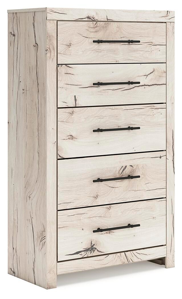 Lawroy Queen Panel Headboard, Dresser, Mirror, Chest and Nightstand