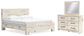 Lawroy King Panel Bed, Dresser and Mirror