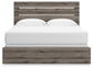 Graystorm King Panel Bed, Dresser and Mirror