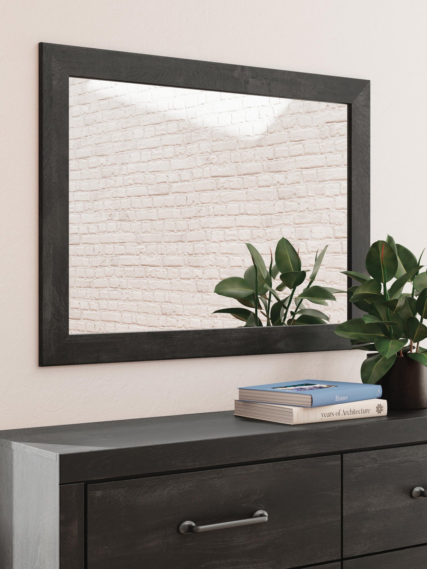 Hollivern Full Panel Bed, Dresser, Mirror, Chest and Nightstand