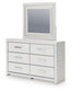 Zuraleus King Upholstered Bed, Dresser, Mirror, Chest and Nightstand