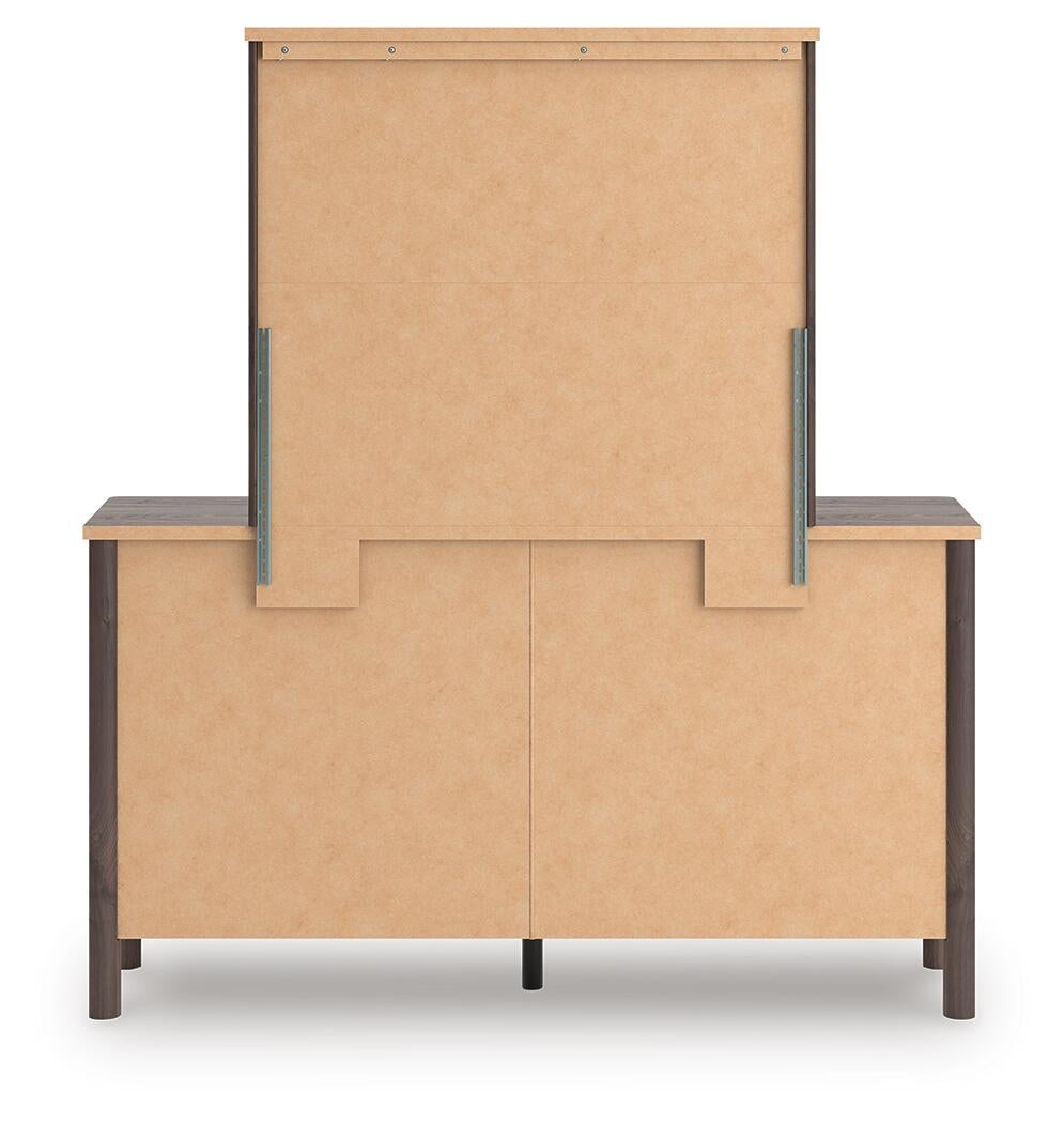 Pamytta King Panel Bed, Dresser, Mirror and Nightstand