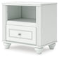 Kozlani Twin Upholstered Panel Storage Bed, Dresser, Mirror and Nightstand