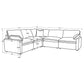 Collins 5-piece Modular Power Reclining Sectional Chocolate Brown