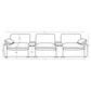 Collins 5-Piece Power Reclining Home Theater Seating Black