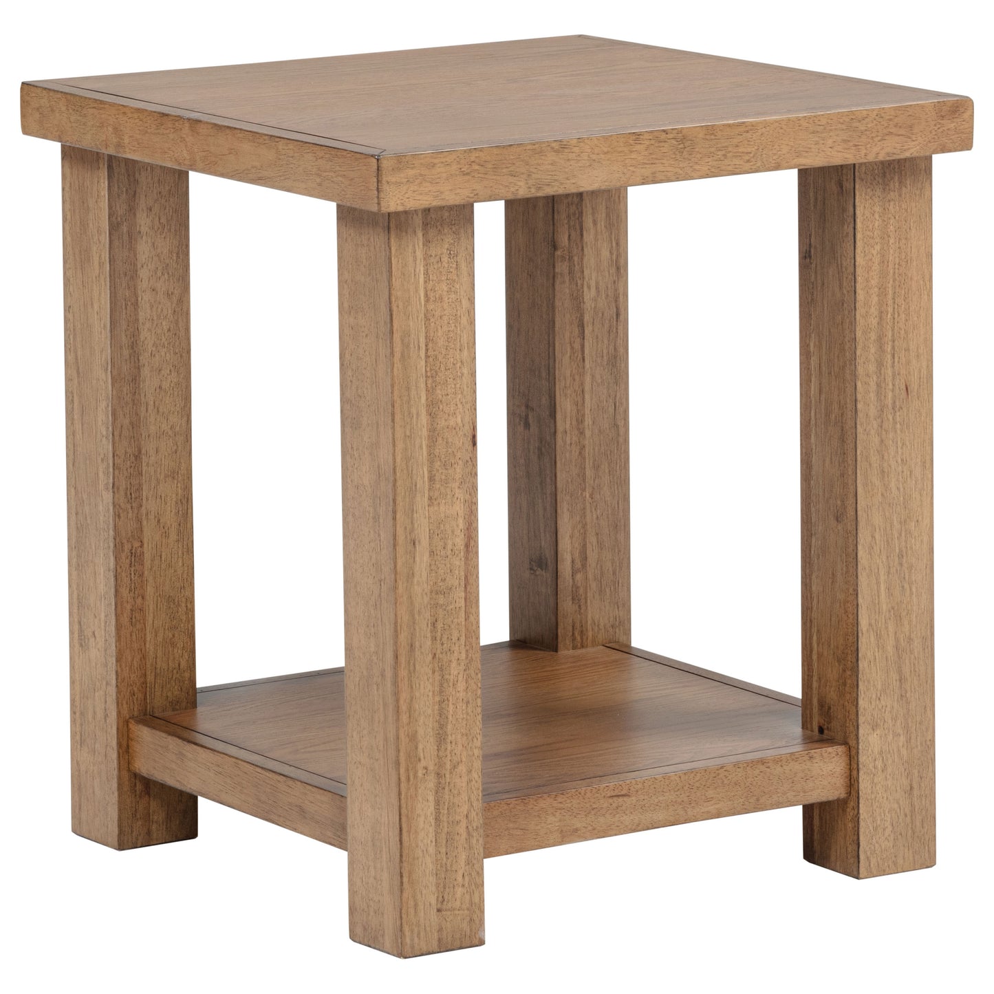 Beasley 3-Piece Wood Coffee Table Set Golden Oak