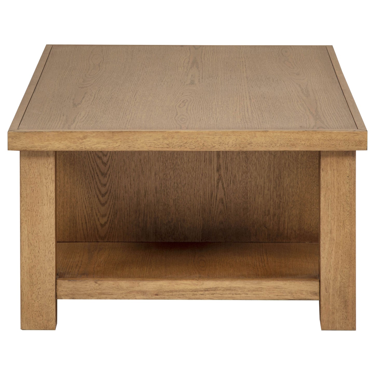 Beasley 3-Piece Wood Coffee Table Set Golden Oak