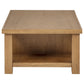 Beasley 3-Piece Wood Coffee Table Set Golden Oak
