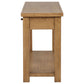 Beasley 2-Drawer Wood Console Table Golden Oak