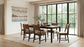 Tegan Faux Leather Upholstered Dining Side Chair Cognac (Set of 2)