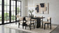 Kehoe Upholstered Dining Side Chair Cream and Black (Set of 2)