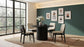 Redbridge Upholstered Side Chair Cream and Black (Set of 2)