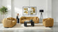 Aleisha Fabric Upholstered Sofa Mustard Yellow