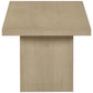 Decker Square Occasional Side End Table Natural Oak