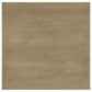 Decker Square Occasional Side End Table Natural Oak