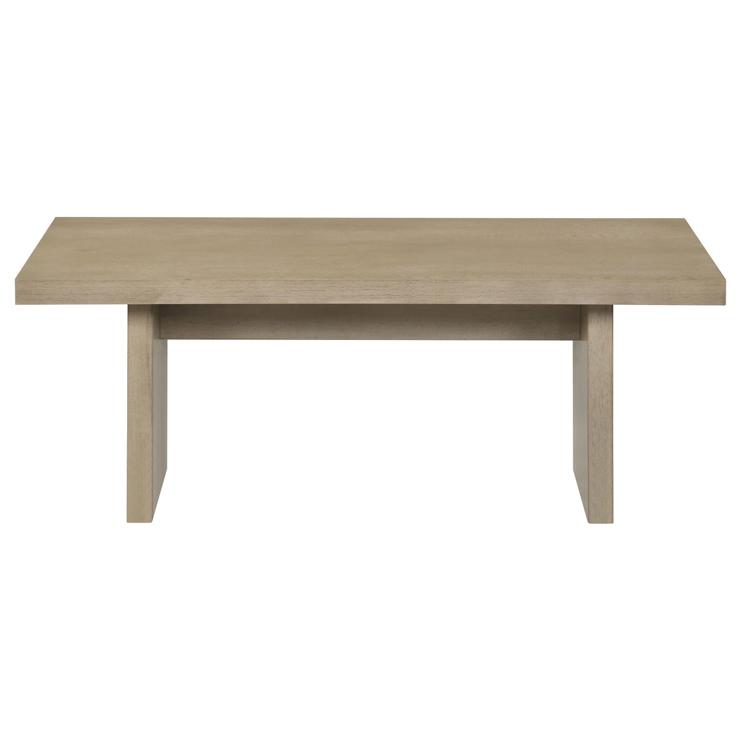 Decker 47-Inch Rectangular Cocktail Coffee Table Natural Oak