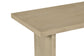 Decker 47-Inch Rectangular Cocktail Coffee Table Natural Oak