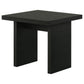 Decker Square Occasional Side End Table Black