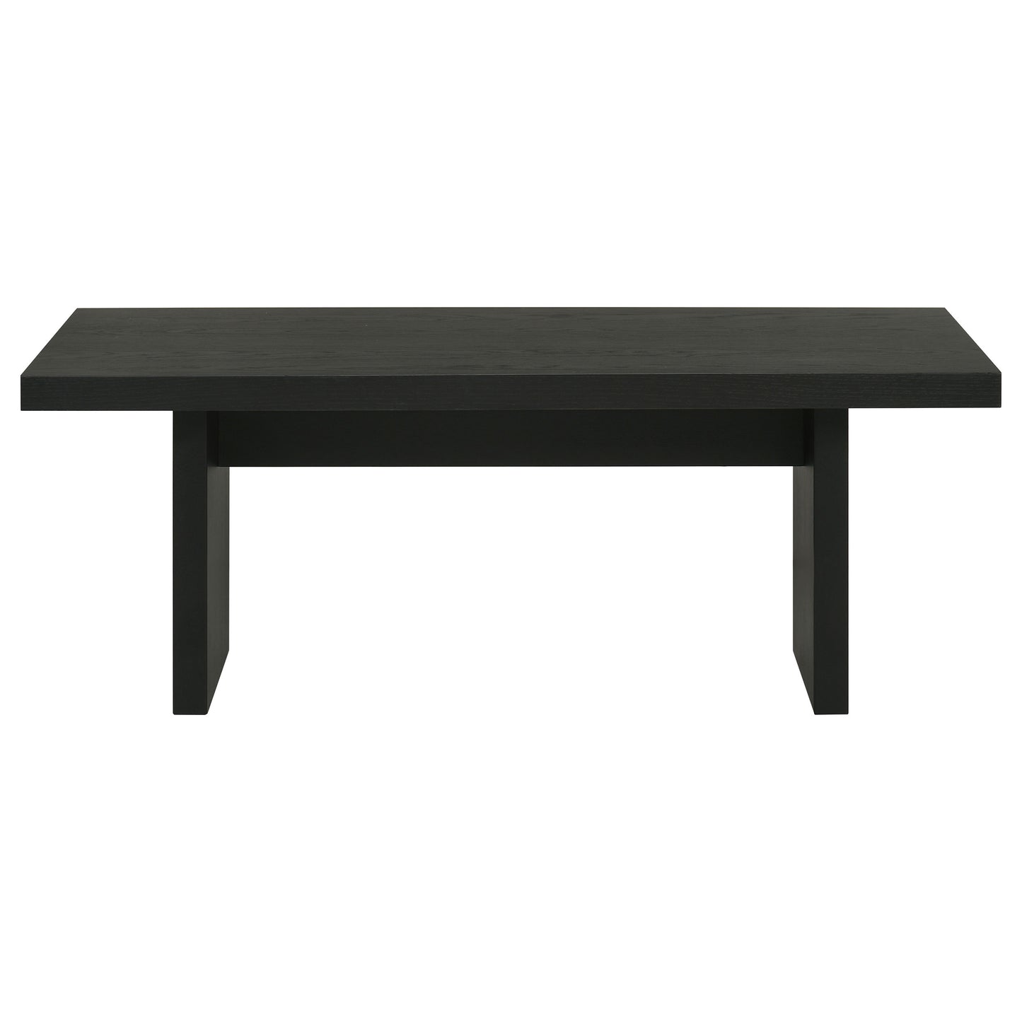 Decker 47-Inch Rectangular Cocktail Coffee Table Black