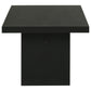 Decker 47-Inch Rectangular Cocktail Coffee Table Black