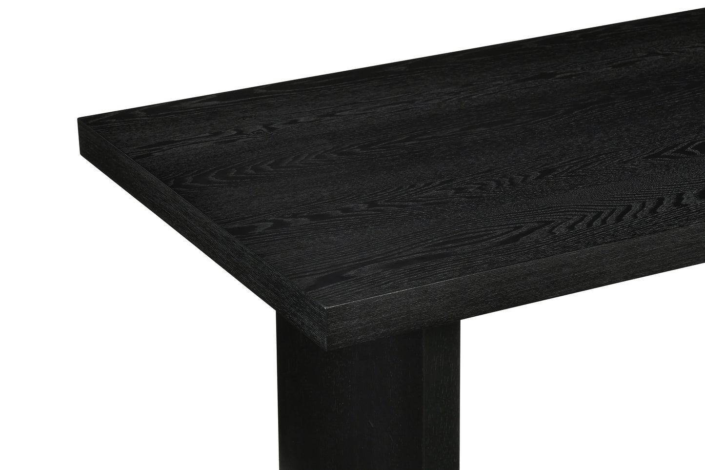 Decker 47-Inch Rectangular Cocktail Coffee Table Black