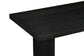 Decker 47-Inch Rectangular Cocktail Coffee Table Black