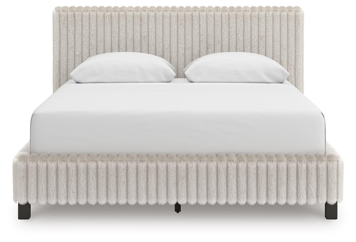 Zuraleus Queen Upholstered Bed, Dresser, Mirror and Nightstand