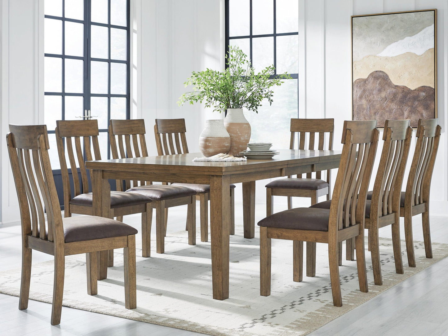 Urbinforte Dining Table and 8 Chairs