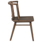 Tallis Woven Leatherette Back Dining Side Chair Brown (Set of 2)