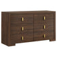 Etienne 4-piece Full Bedroom Set Walnut