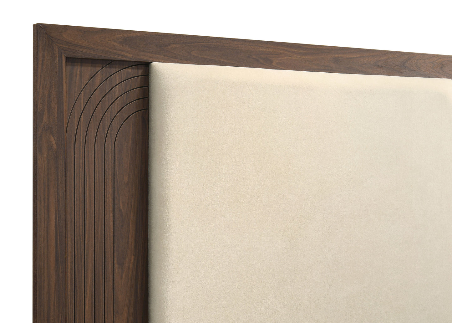 Etienne 4-piece Eastern King Bedroom Set Walnut