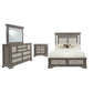 Cresswell 4-piece California King Storage Bedroom Set Taupe
