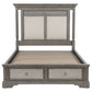 Cresswell 4-piece Queen Storage Bedroom Set Weathered Taupe