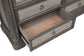 Cresswell 8-drawer Dresser with Mirror Weathered Taupe
