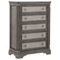 Cresswell 5-drawer Chest of Drawers Weathered Taupe
