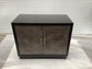 Kerrick 2-door Bone Inlay Accent Cabinet Beige and Black