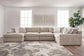Nexora-Court 5-Piece Sectional with Chaise