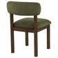 Faulkner Upholstered Dining Side Chair Moss Green (Set of 2)