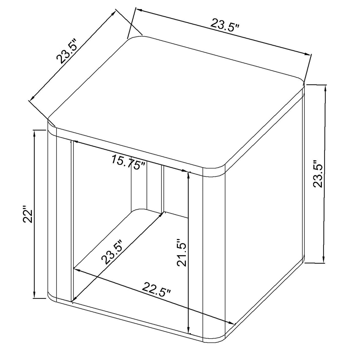 Alsina 2-Piece Coffee and End Table Set Greige