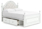 Kozlani Full Upholstered Panel Bed with Storage