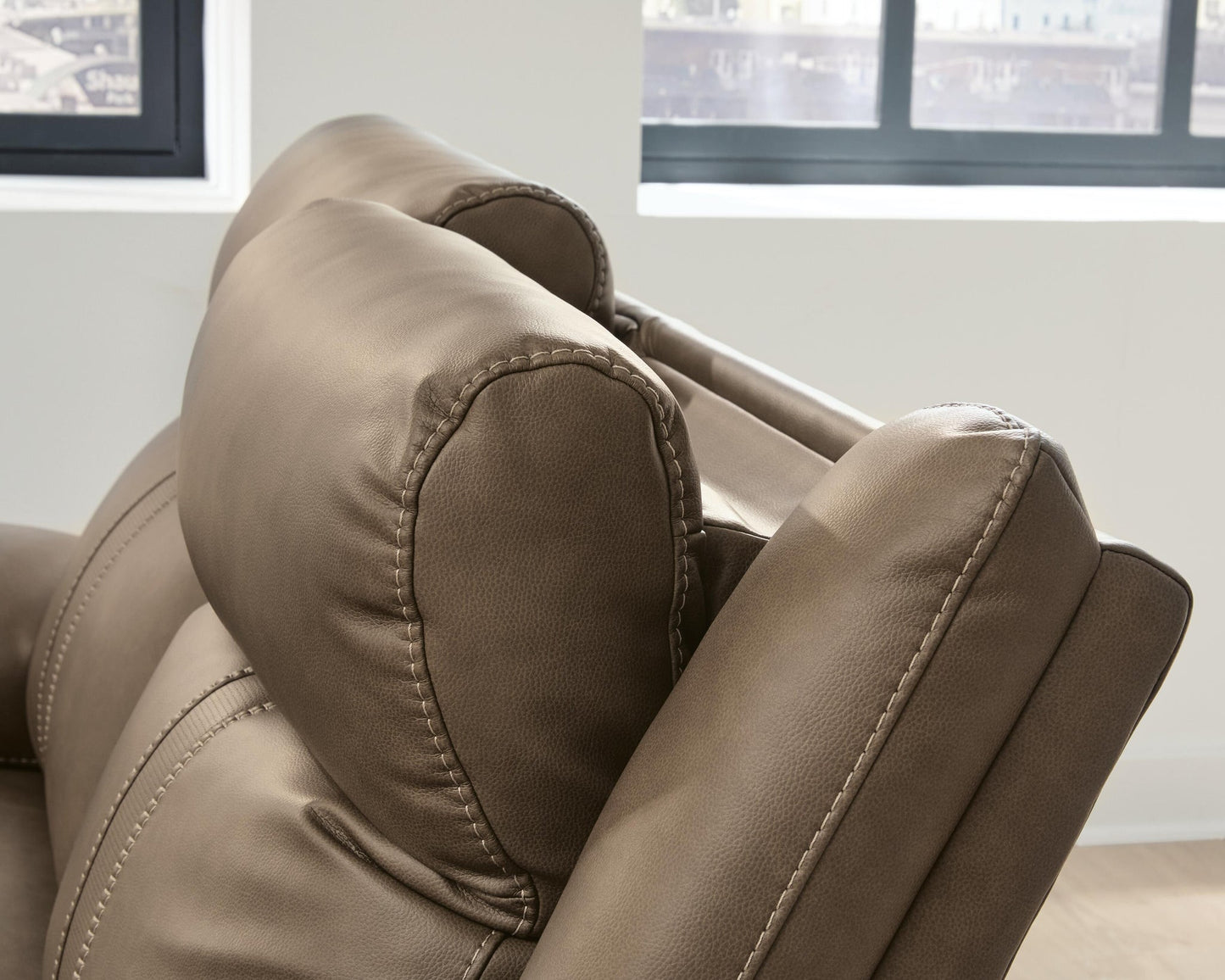 Max-Momentum 6-Piece Power Reclining Sectional with Audio Console