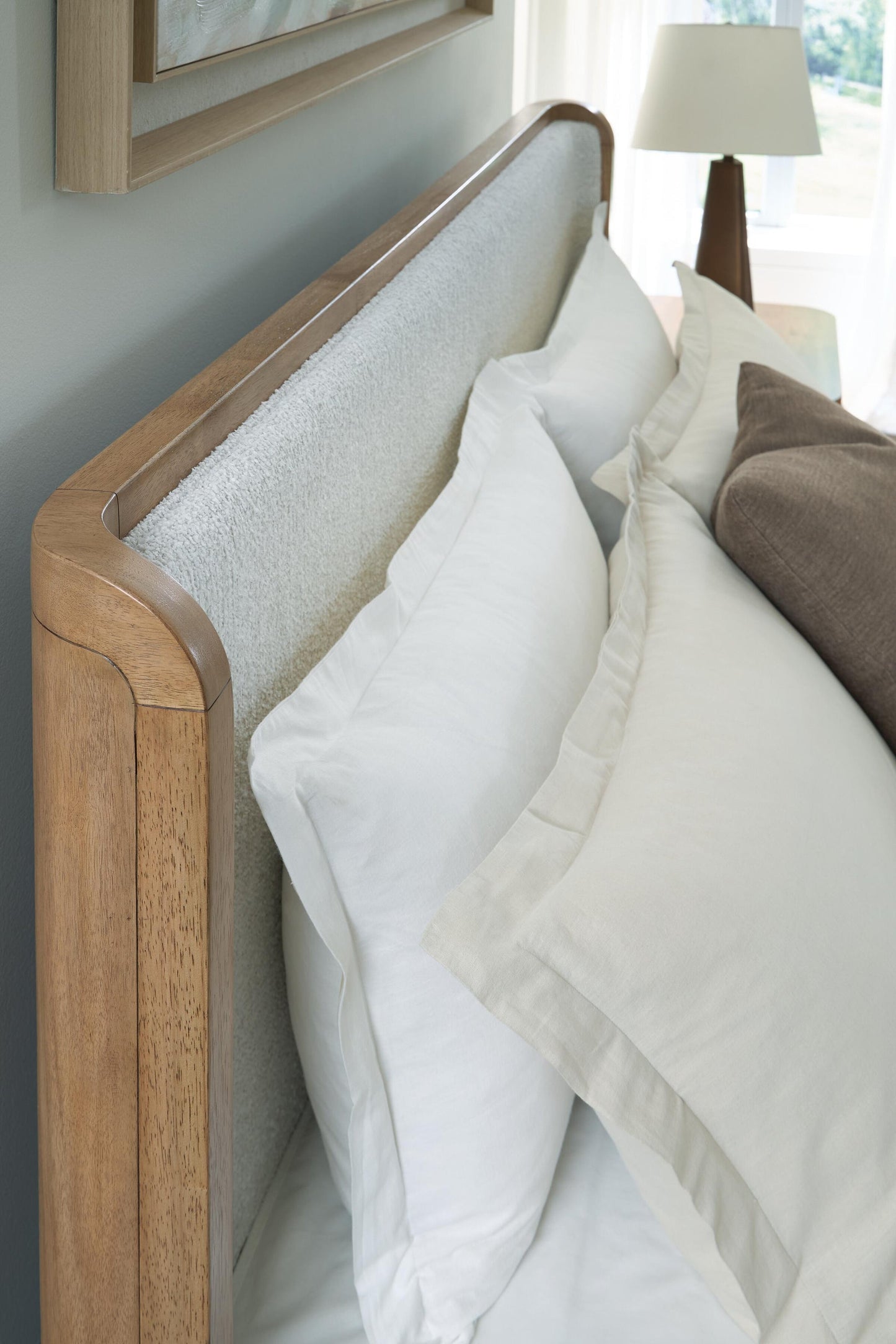 Pamaria California King Upholstered Panel Bed