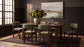 Faulkner Upholstered Dining Side Chair Moss Green (Set of 2)