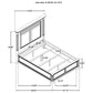 Cresswell 5-piece Queen Bedroom Set Weathered Taupe