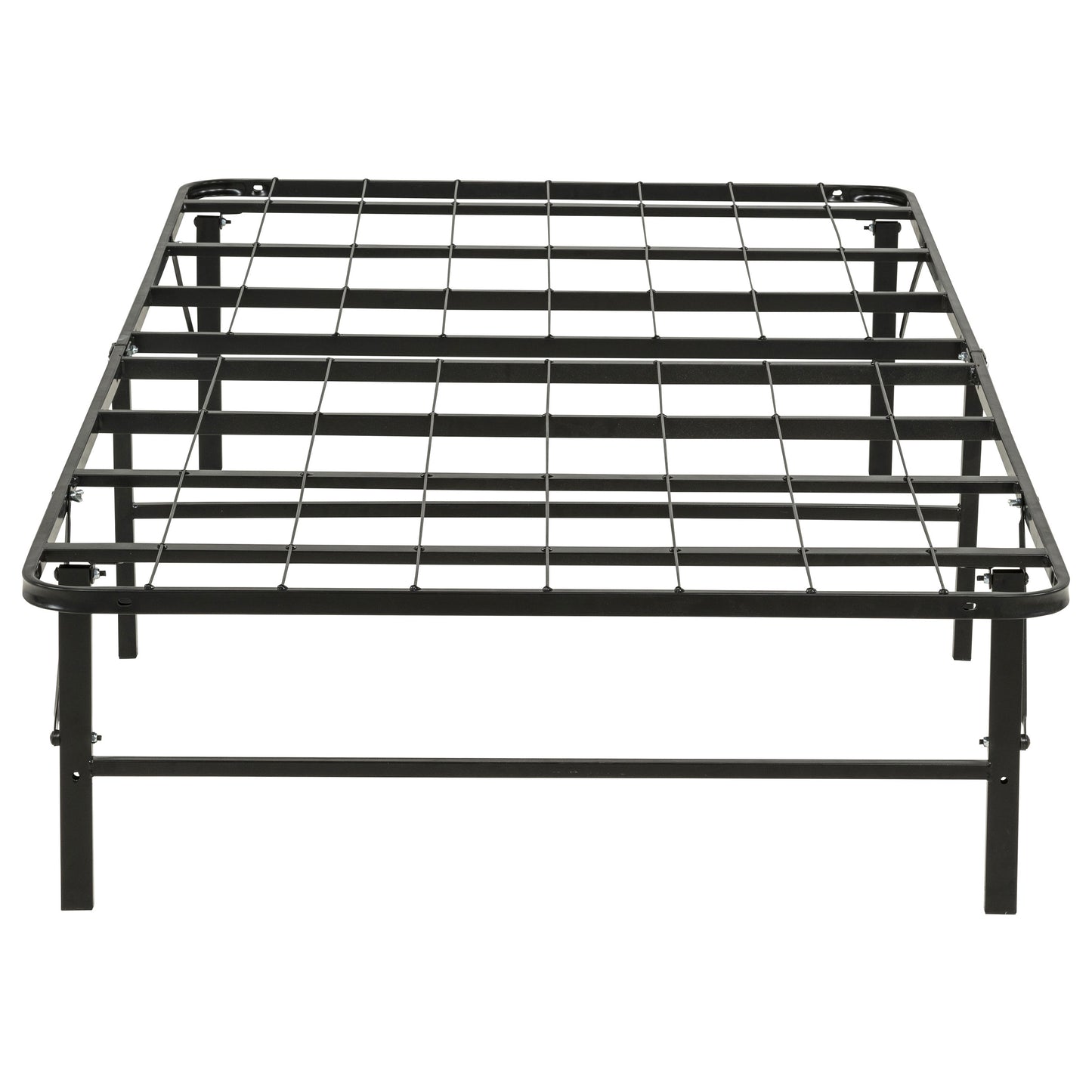 Kramer Twin Folding Metal Platform Bed Frame Black