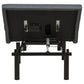Weston Twin XL Dual-Motor Massage Adjustable Bed Base in Black and Grey