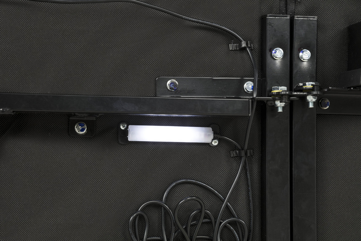 Weston Twin XL Dual-Motor Massage Adjustable Bed Base in Black and Grey