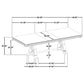Cresswell 104-inch Double Pedestal Extension Dining Table Weathered Taupe