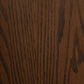 Naser 48-inch Round Glass Top Dining Table Dark Walnut