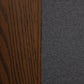 Naser Parsons Dining Side Chair Grey and Dark Walnut (Set of 2)